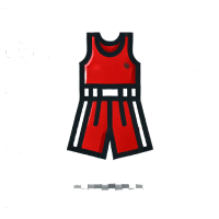 Logo ropa de boxeo rojo