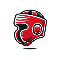 Logo Casco de Boxeo rojo